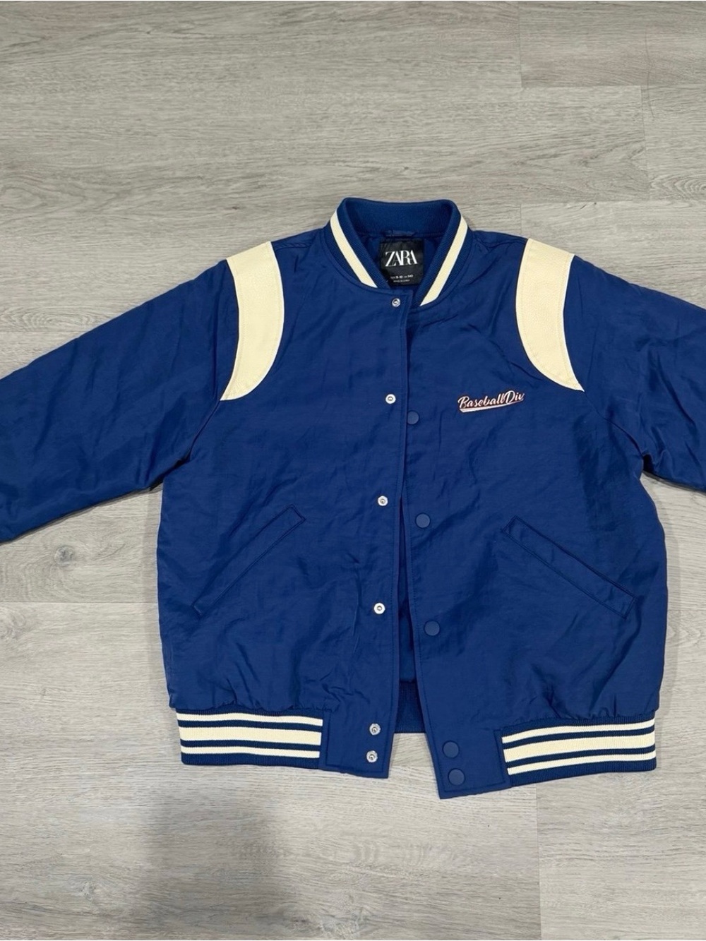 Zara Kids Boys Varsity Baseball Style Jacket Sz 9/10